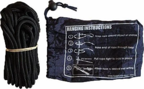 Ticket To The Moon Ναυτικά Σχοινιά Μαύρο