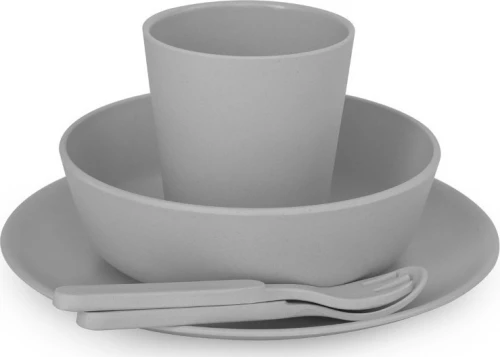 Bobo & boo Bamboo Dinnerware Set – Pebble