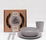 Bobo & boo Bamboo Dinnerware Set – Pebble