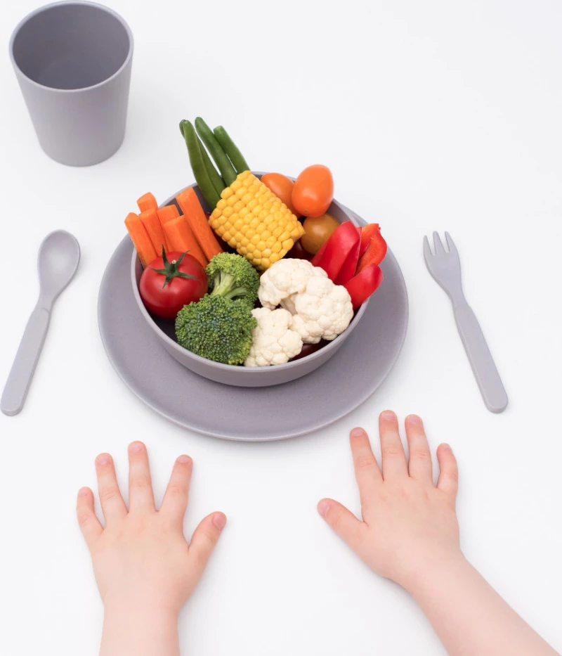 Bobo & boo Bamboo Dinnerware Set – Pebble