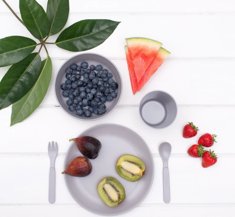 Bobo & boo Bamboo Dinnerware Set – Pebble