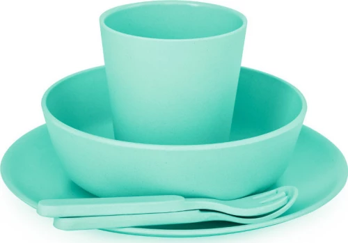 Bobo & boo Bamboo Dinnerware Set – Mint