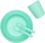 Bobo & boo Bamboo Dinnerware Set – Mint