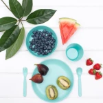 Bobo & boo Bamboo Dinnerware Set – Mint