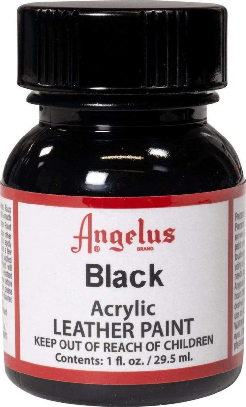 Angelus Acrylic Leather Paint Black 29.5ml