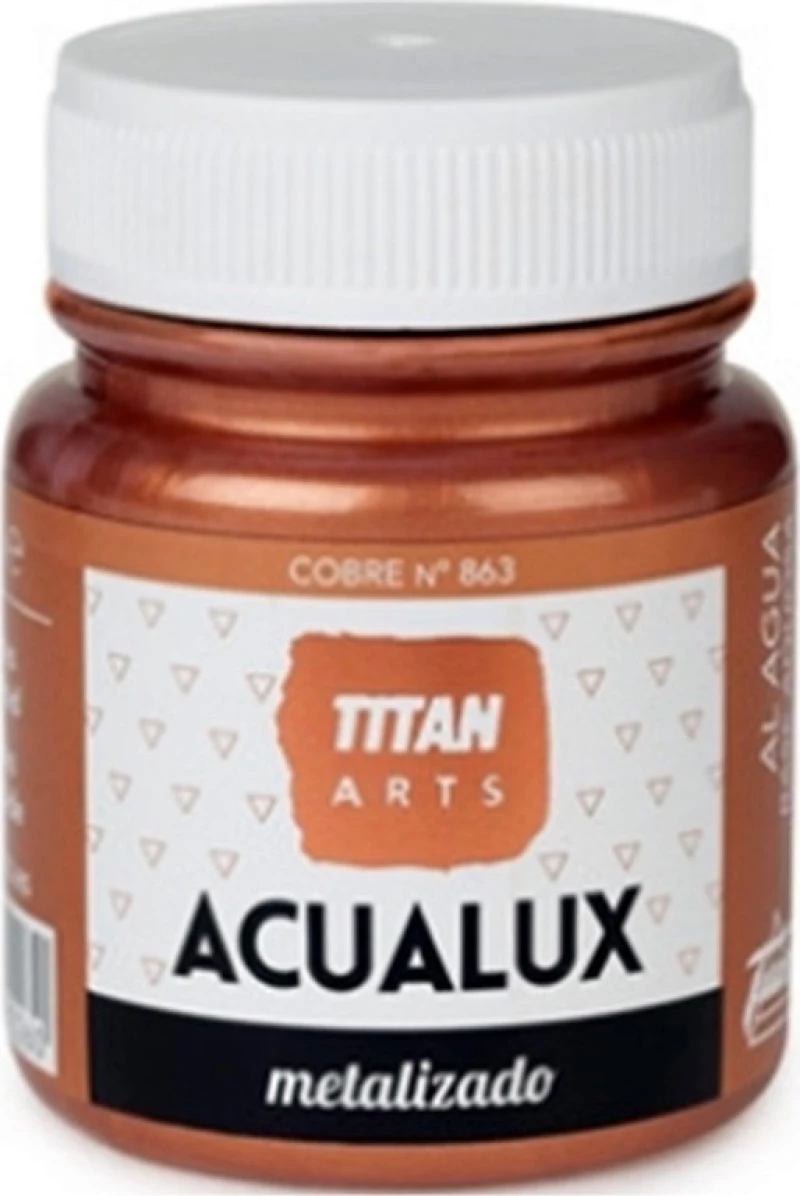 ACUALUX TITAN ΧΡΩΜΑ ΜΕΤΑΛΛΙΚΩΝ ΕΦΕ Νο 863 ΧΑΛΚΙΝΟ 75ml