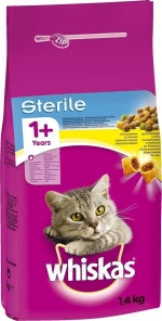 Whiskas Sterilised με Κοτόπουλο 14kg