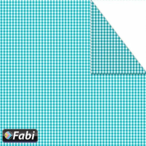 Fabi Χαρτόνι Καρό Πετρόλ 50x70cm 1τμχ