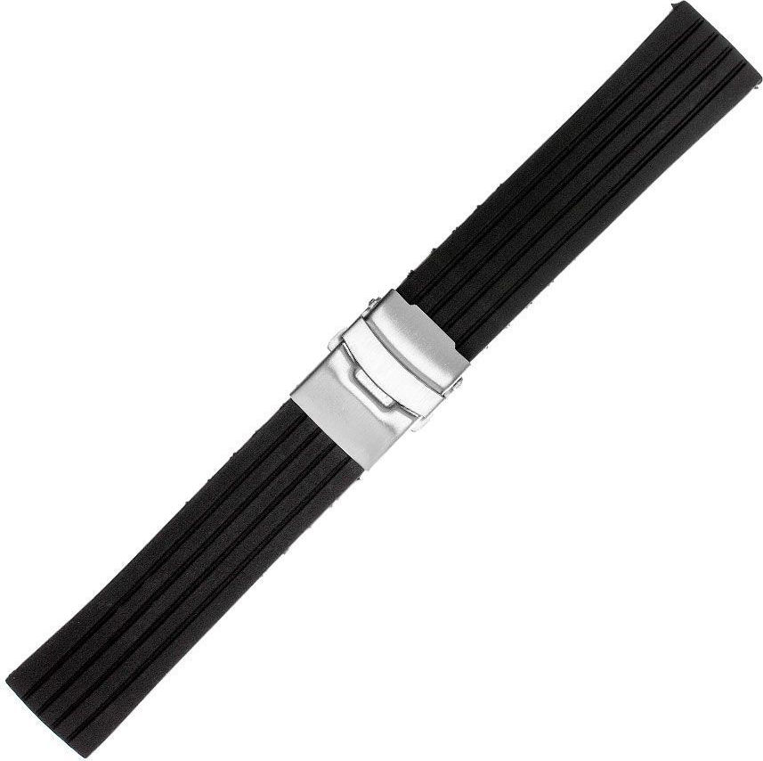 ΛΟΥΡΑΚI ΣΙΛΙΚΟΝΗΣ 8835BK 22mm MAXI