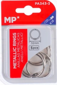 Μεταλλικοί κρίκοι MP 32mm 5τμχ