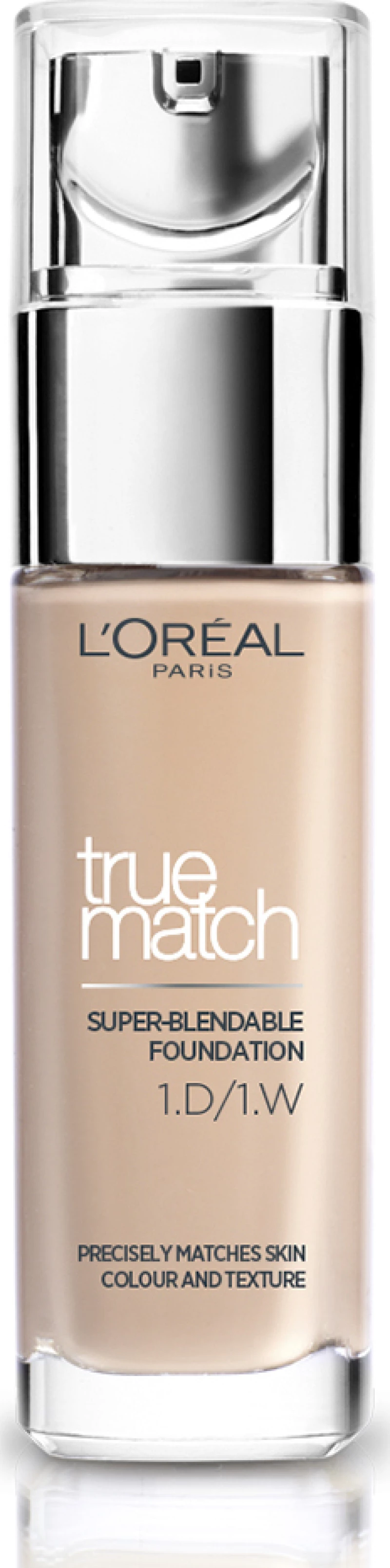 L'Oreal True Match Super Blendable Foundation W1 Golden Ivory 30ml