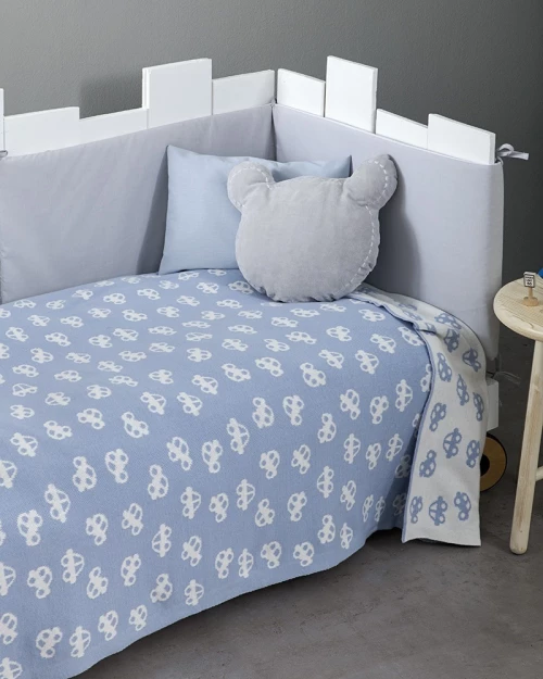 Nima Κουβέρτα Κούνιας Mobile Πλεκτή 110x140cm