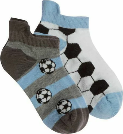 FMS Παιδικές Κάλτσες Sneaker Football - 2 Ζεύγη Πολύχρωμο