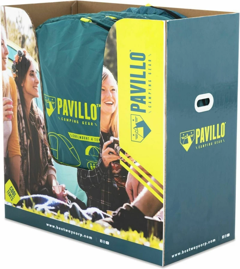 Bestway Pavillo Coolmount 4 Σκηνή Αυτόματη Pop Up 3 Εποχών (4 Ατόμων)