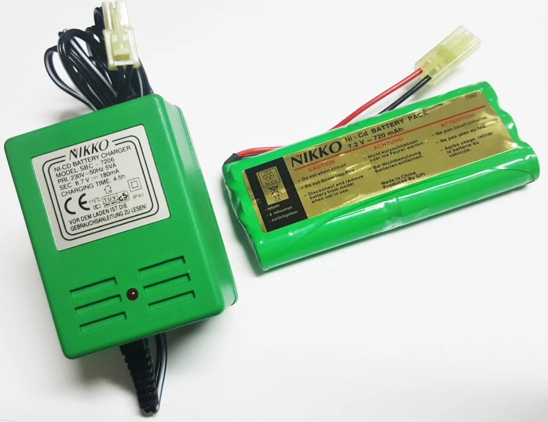Μπαταρία με φορτιστή 7.2V 720mAh Giga Power Nikko (1372)