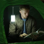 Herzberg LED Λάμπα Φορητή Λευκή με Μαγνητική Βάση