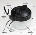 Airbrush cleaning Pot WD-61 Δοχείο Καθαρισμού Αερογράφου