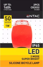 Entac Bikelight Plastic 15.007.0030 Κόκκινο