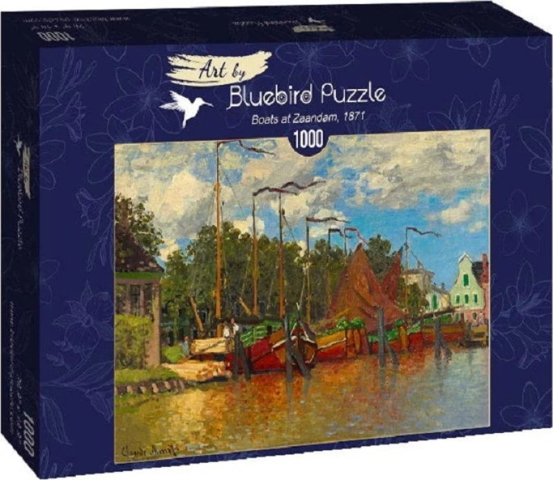 Museum Series Claude Monet Boats at Zaandam, 1871 2D 1000pcs