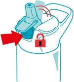 Maped Ανοξείδωτο Παγούρι Picnic Ροζ 580ml