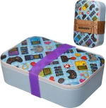 Puckator Bamboo Lunchbox Game Over
