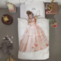 Snurk Παπλωματοθήκη Σετ Princess 135x200cm Pink
