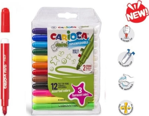 Carioca Mini 12 Χρώματα