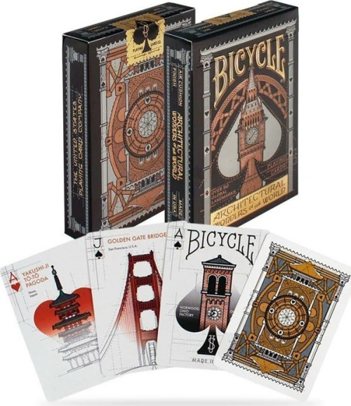 Τράπουλα Bicycle - Architectural Wonders of the World