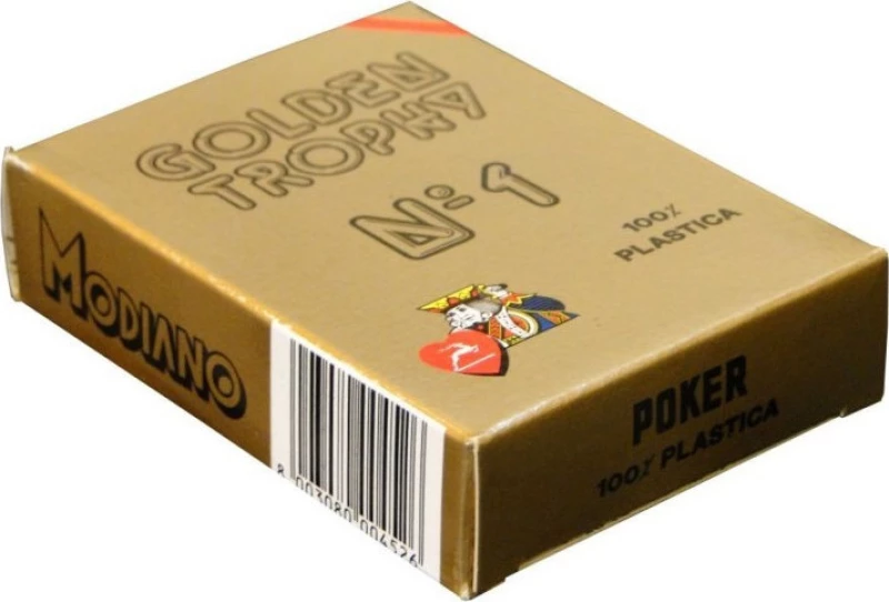 Modiano Poker Golden Trophy Red
