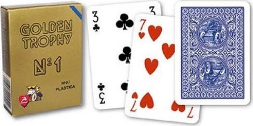 Modiano Poker Golden Trophy Blue