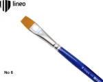 Lineo Νο. 6 Πινέλο Πλακέ Συνθετικό