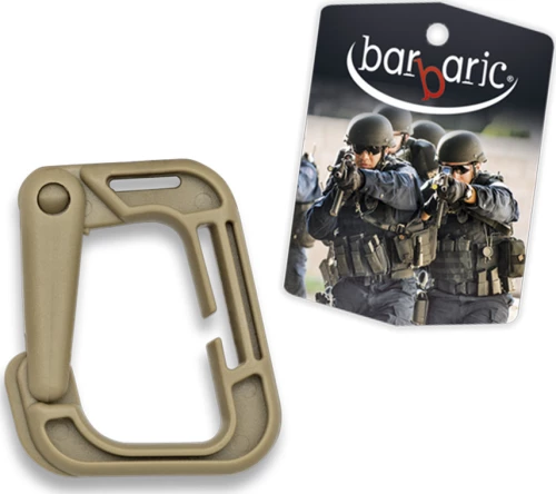 Albainox Κρίκος Carabiner Συνθετικός Coyote