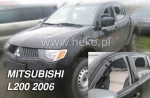 Heko Σετ Ανεμοθραύστες Μπροστινοί για Mitsubishi L200 IV 2D/4D 2006 2τμχ