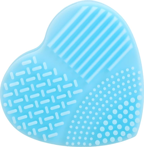 Ilu Makeup Brush Cleaner Heart Blue
