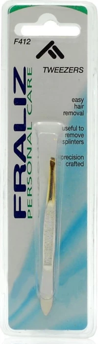 Fraliz F412 - Τσιμπιδάκι φρυδιών με χρυσή λοξή μύτη,1τμχ