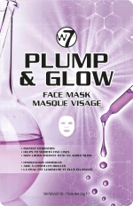 W7 Cosmetics Plump And Glow Face Mask 23gr 1τμχ