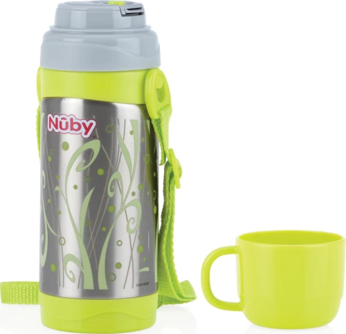 Nuby Θερμός με Λουράκι και Κυπελλάκι 360 ml