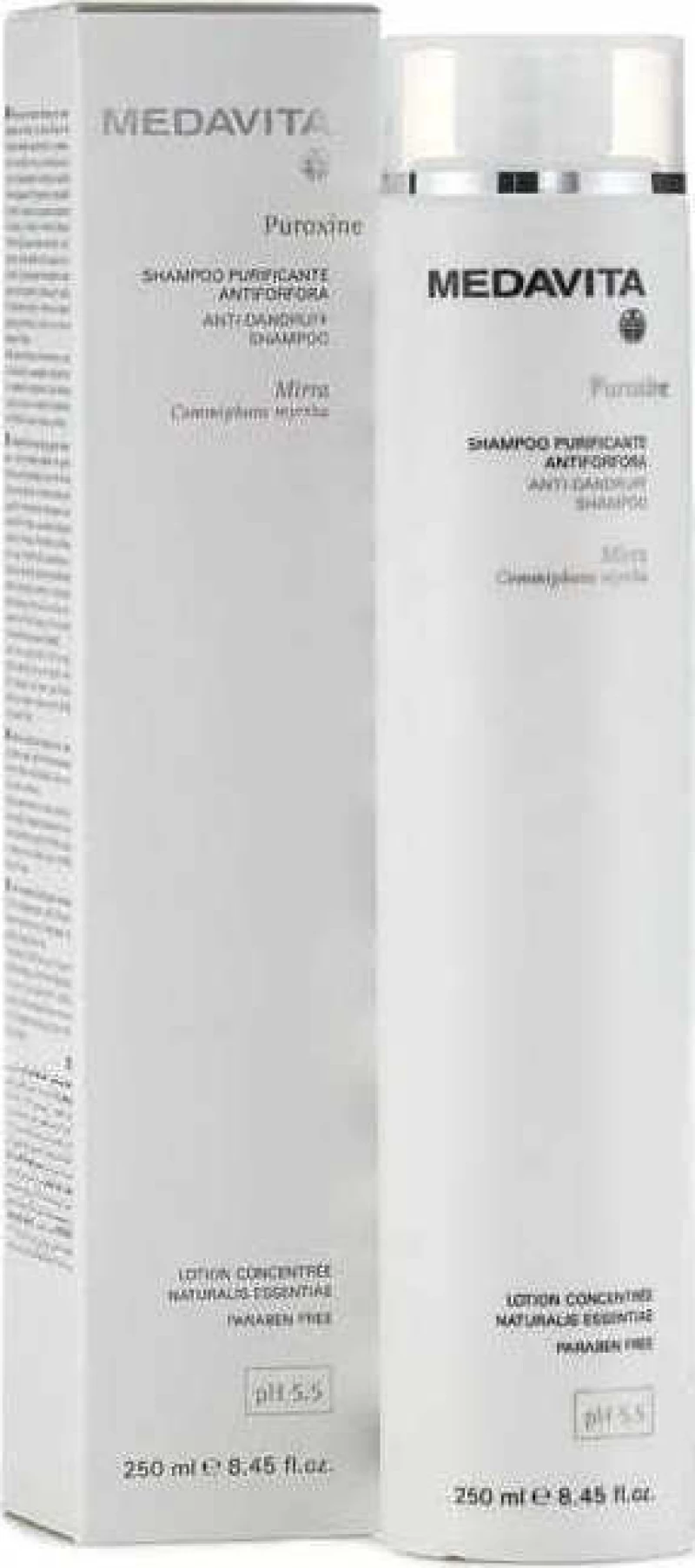 Medavita Puroxine Anti-Dandruff Shampoo pH 5.5 250ml
