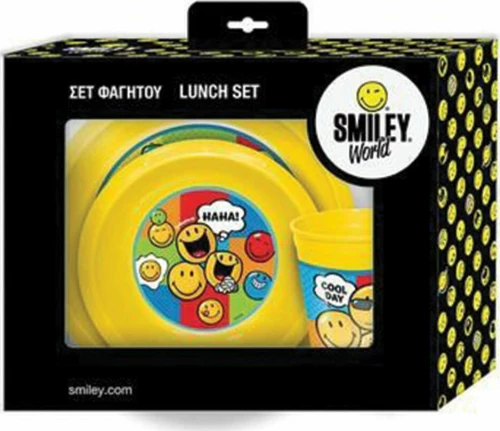 Σετ Φαγητού Smileys, 3τμχ