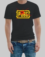 Pubg logo t-shirt - BLACK