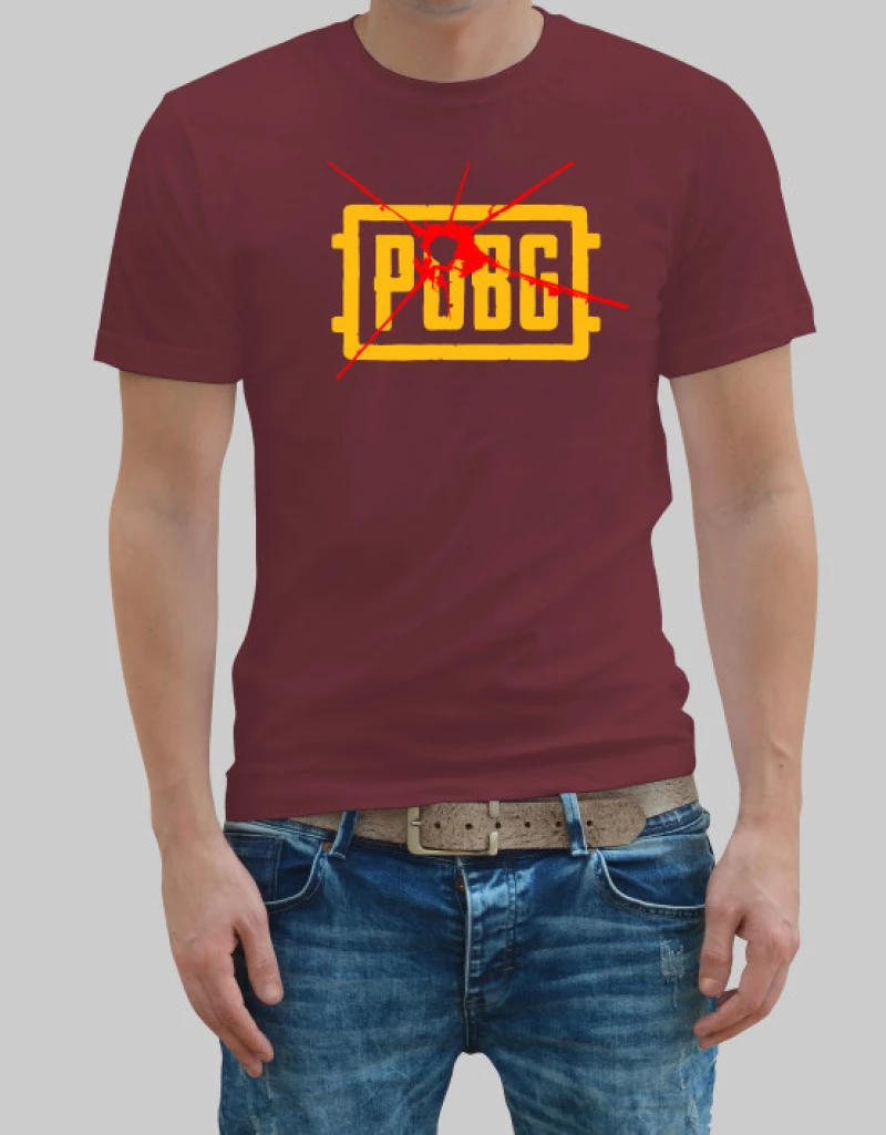 Pubg logo t-shirt - BLACK