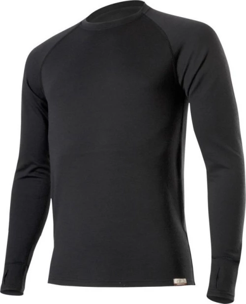 Ισοθερμική Μπλούζα Lasting WITY Double Heavy Merino - Μαύρο
