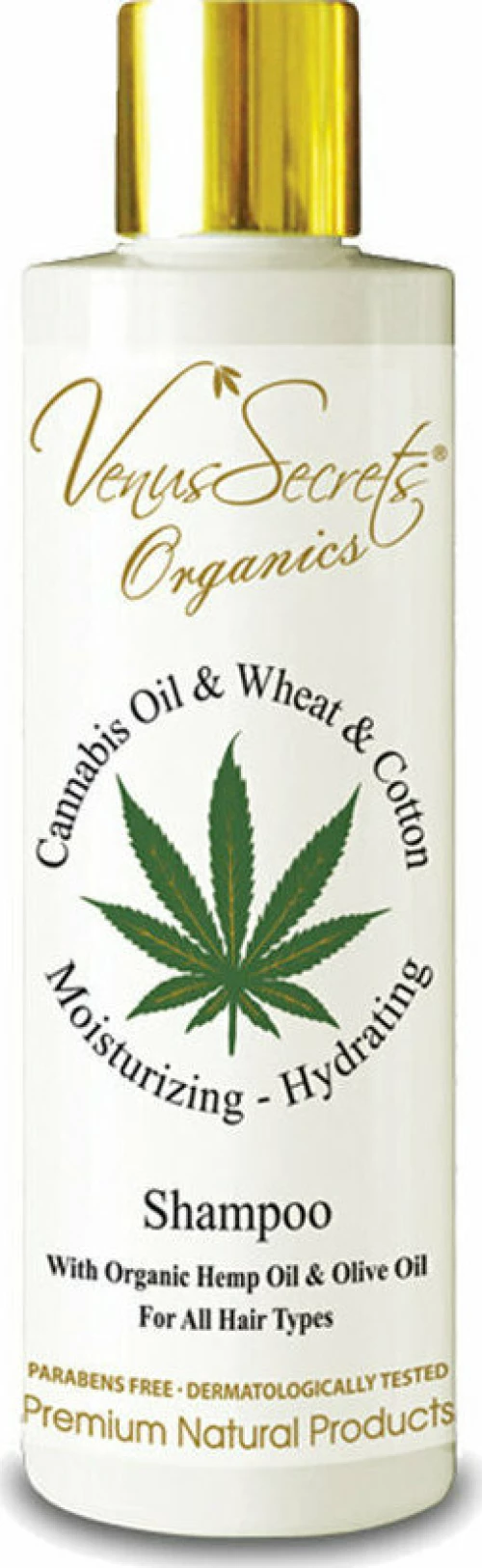 Venus Secrets Cannabis Oil & Wheat & Cotton Shampoo 250ml