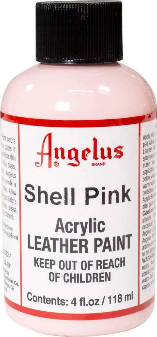 Angelus Leather Paint Shell Pink 118ml