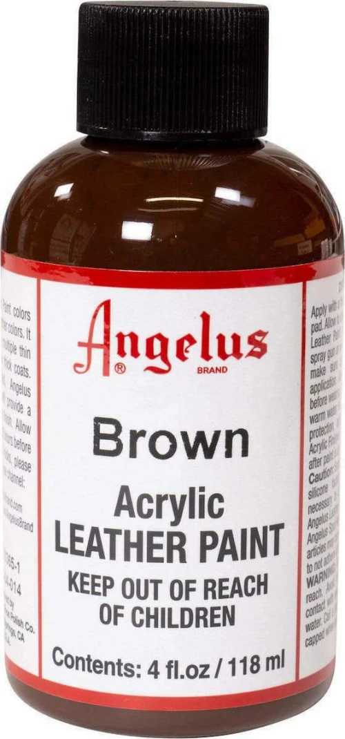 Angelus Leather Paint Brown 118ml