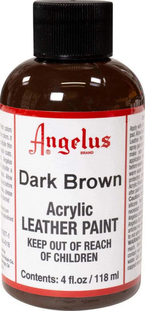 Angelus Leather Paint Dark Brown 118ml