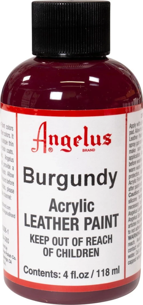 Angelus Leather Paint Burgundy 118ml