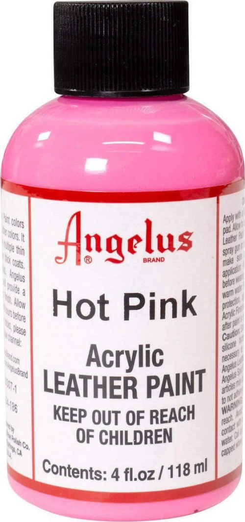 Angelus Leather Paint Hot Pink 118ml