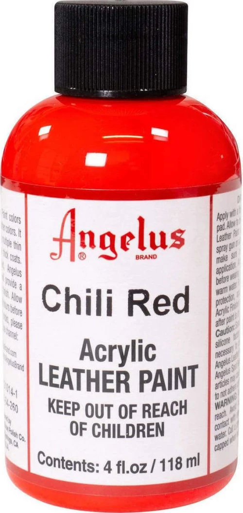 Angelus Leather Paint Chili Red 118ml