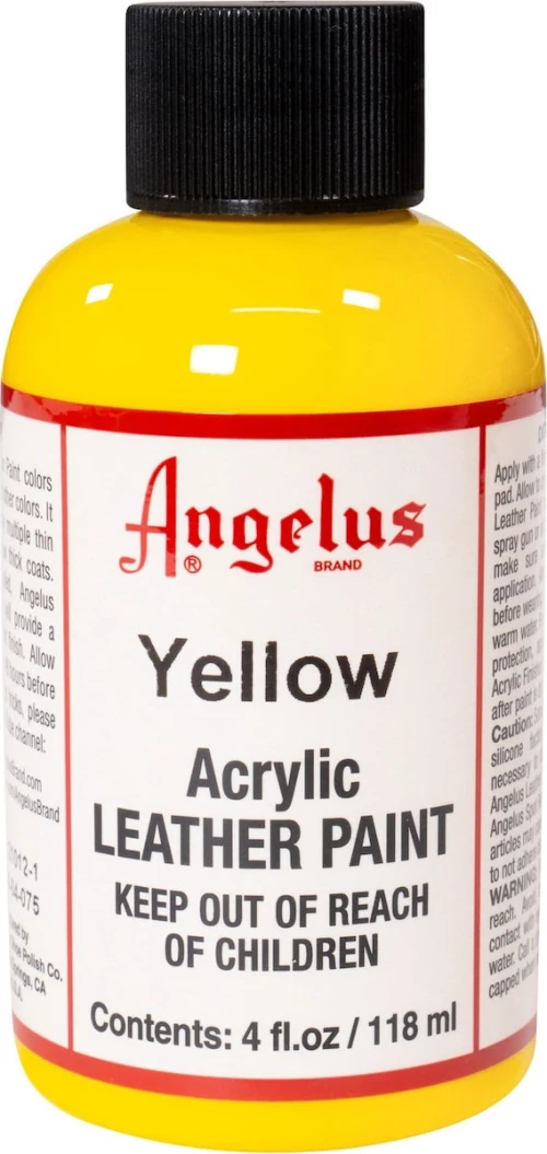 Angelus Leather Paint Yellow 118ml